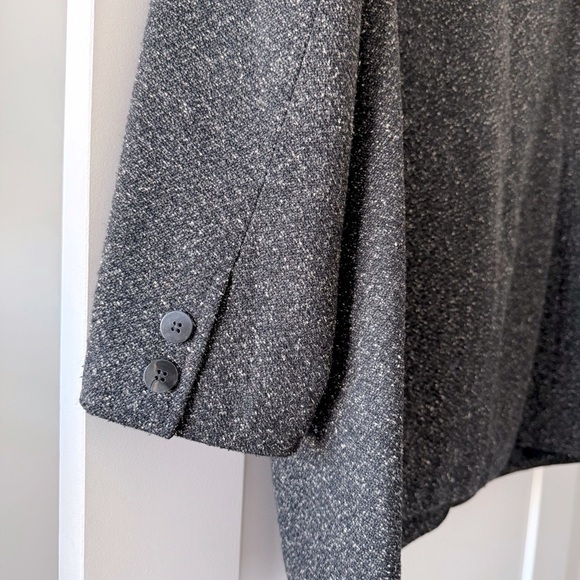 Vintage 1980s Liz Claiborne oversized wool tweed blazer jacket - size XL - Picture 5 of 7